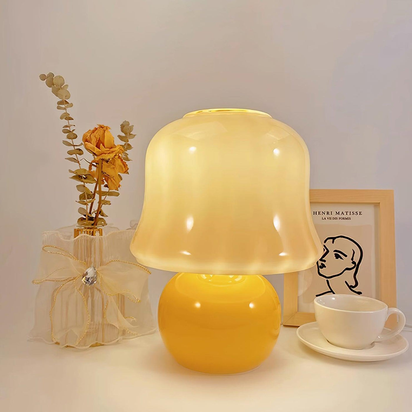Delira Tafellamp Paddenstoel Glasdesign