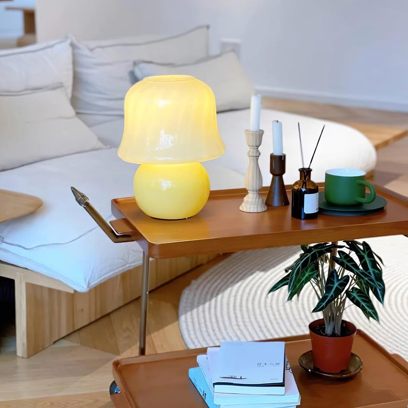 Delira Tafellamp Paddenstoel Glasdesign