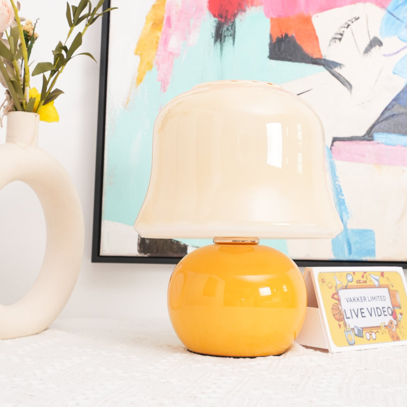 Delira Tafellamp Paddenstoel Glasdesign