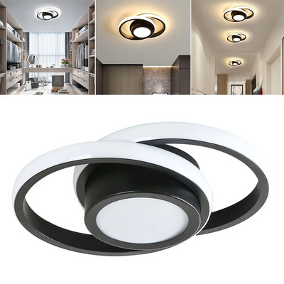 Delira Plafondlamp Minimalistisch Dubbele Ring