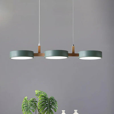 Delira Cilinder Hanglamp Scandinavisch Metaal Hout