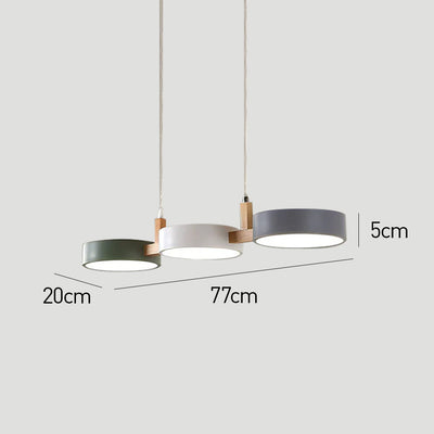 Delira Cilinder Hanglamp Scandinavisch Metaal Hout