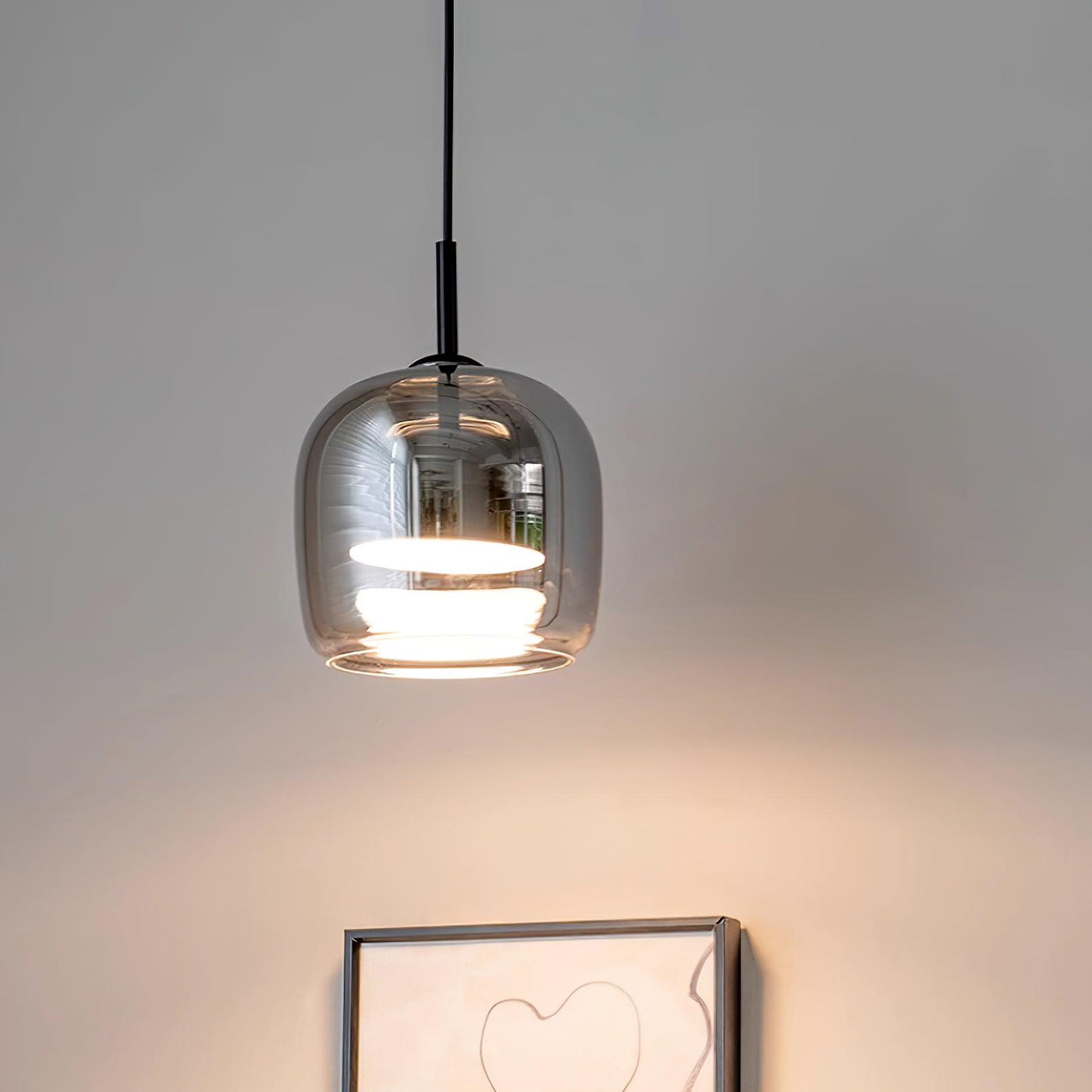 Delira Hanglamp Rookglas Modern Design