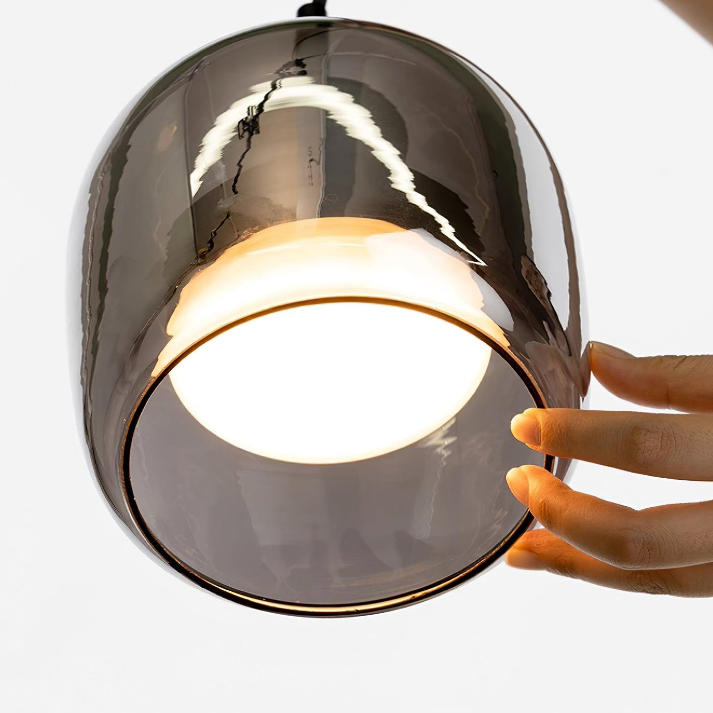 Delira Hanglamp Rookglas Modern Design