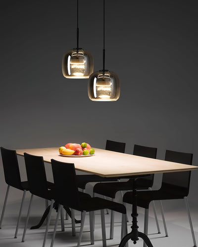 Delira Hanglamp Rookglas Modern Design
