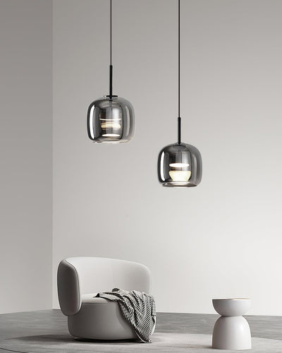 Delira Hanglamp Rookglas Modern Design