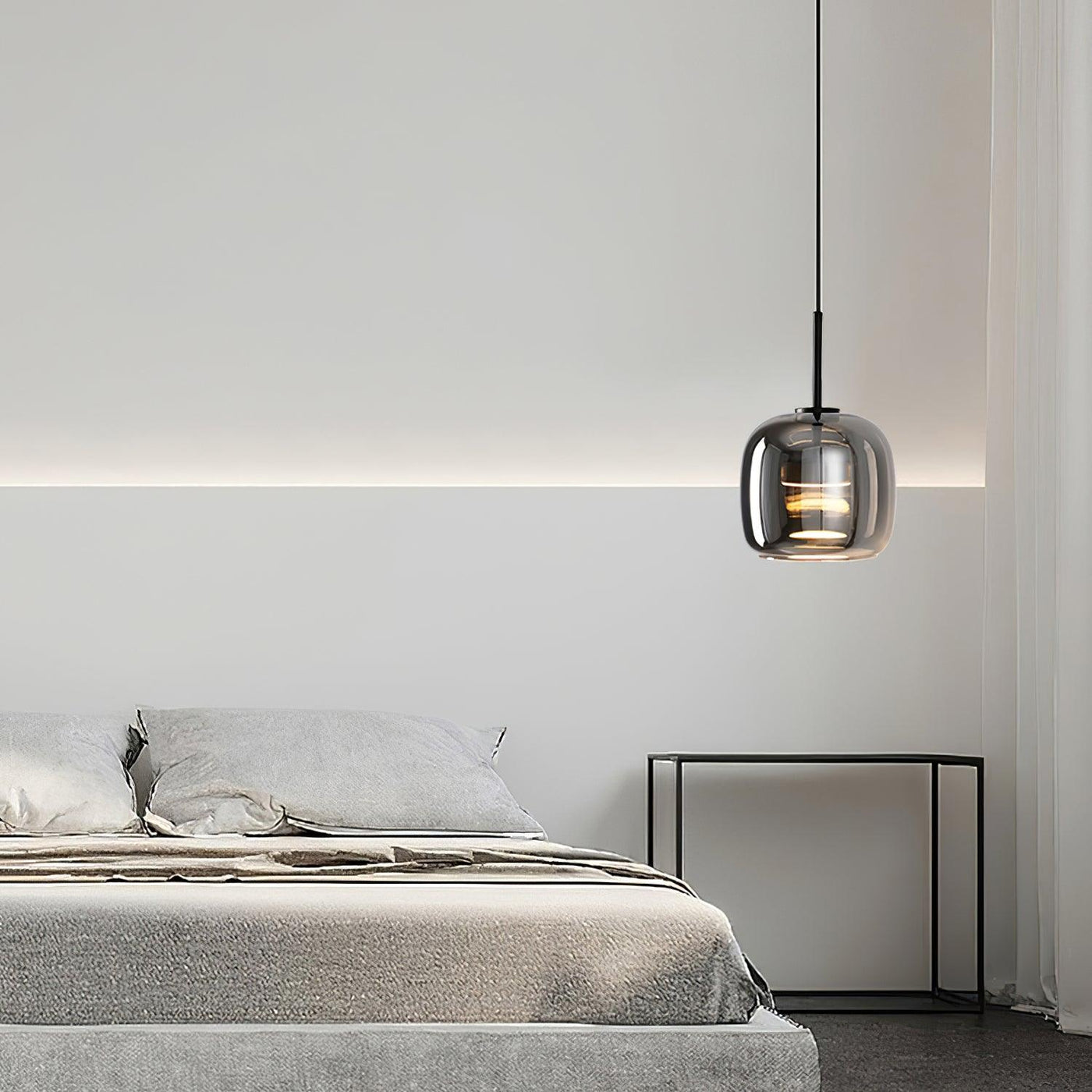 Delira Hanglamp Rookglas Modern Design