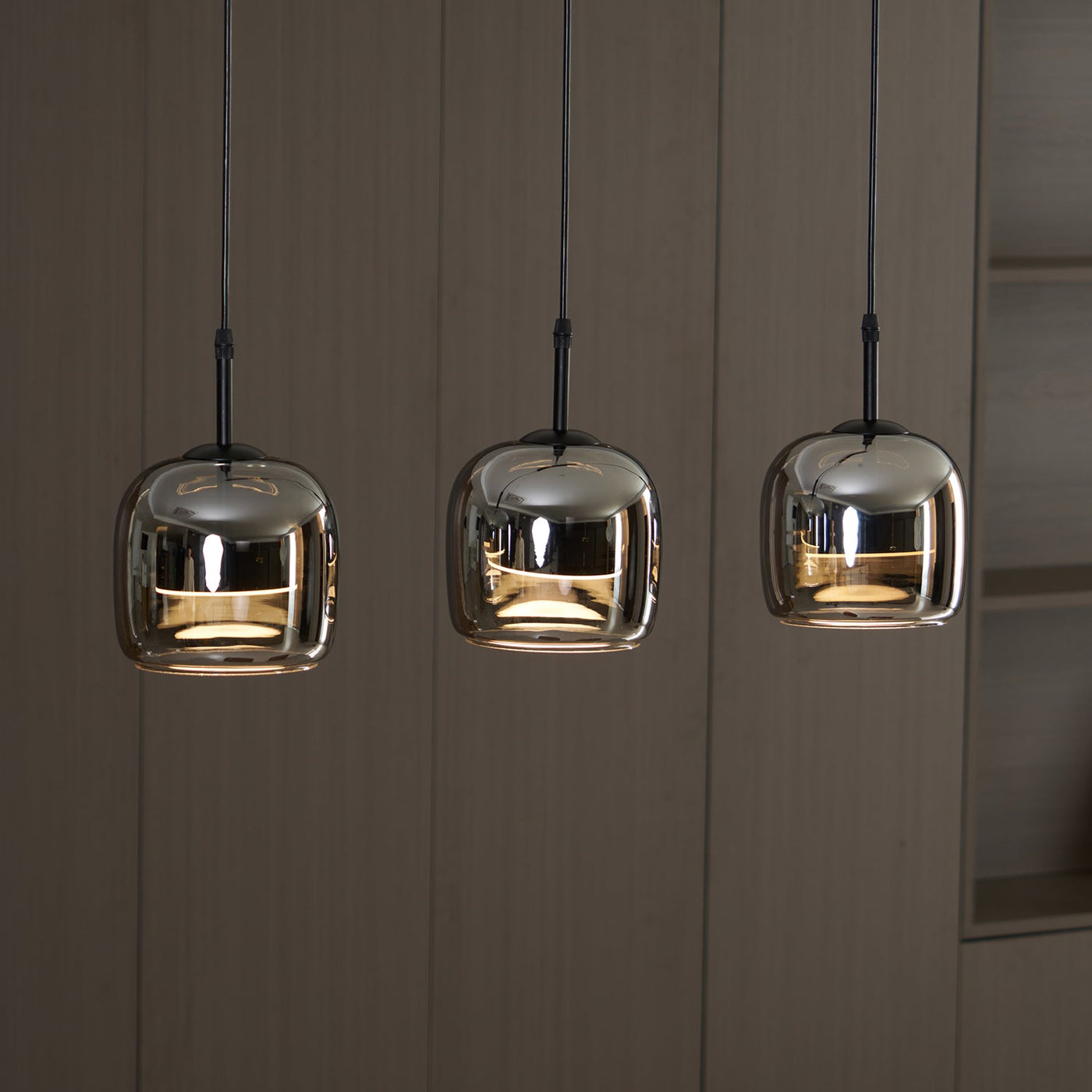 Delira Hanglamp Rookglas Modern Design
