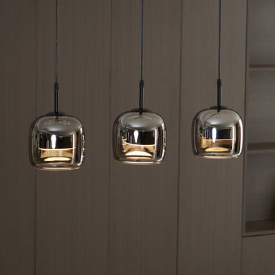Delira Hanglamp Rookglas Modern Design