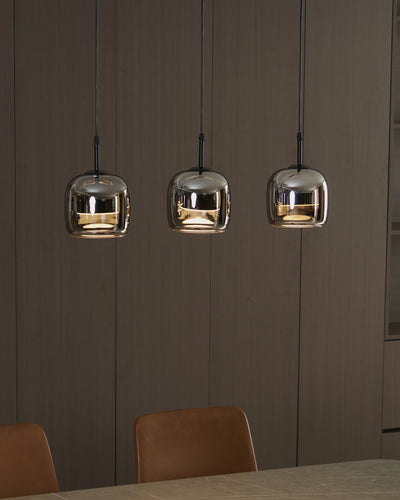 Delira Hanglamp Rookglas Modern Design