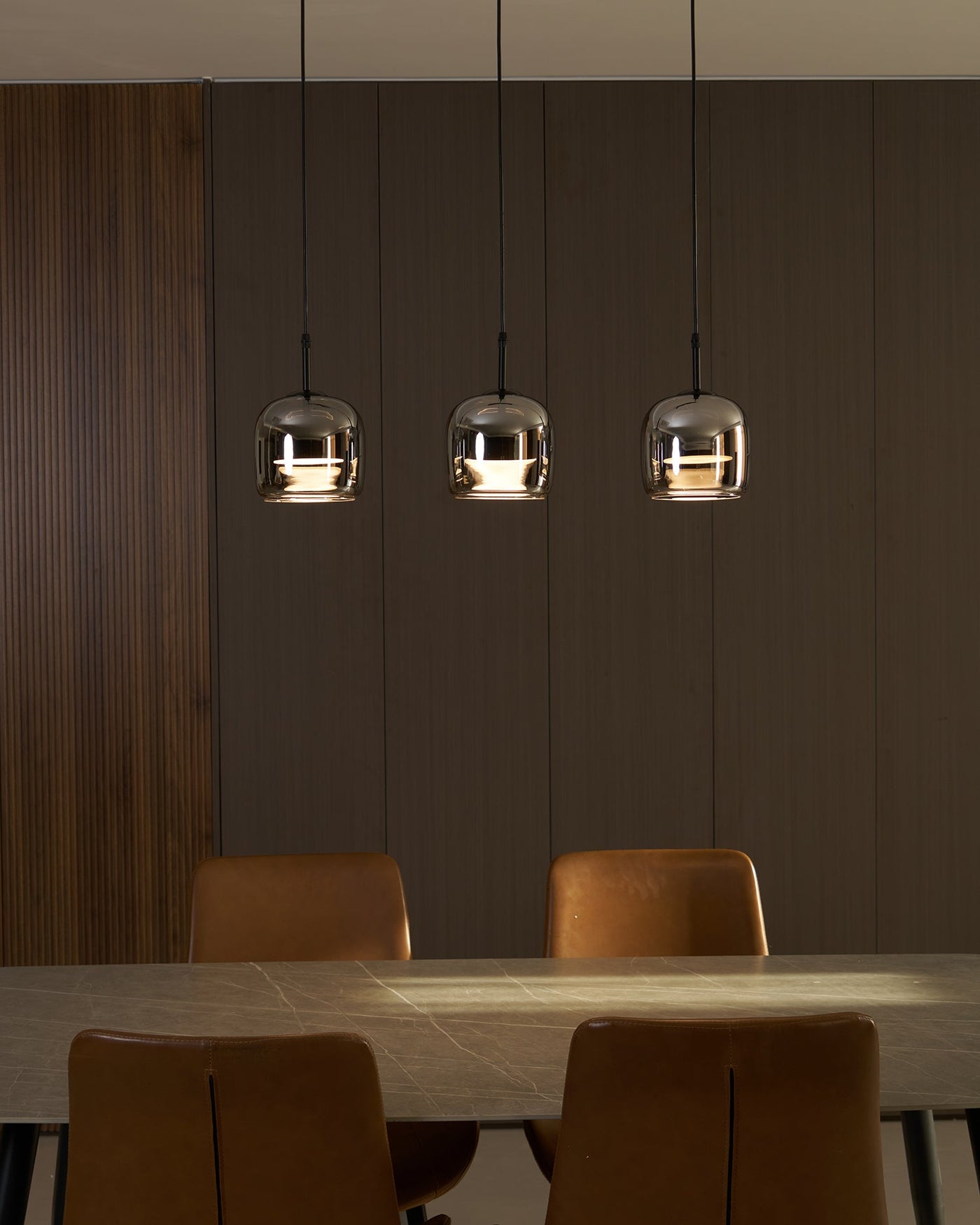 Delira Hanglamp Rookglas Modern Design