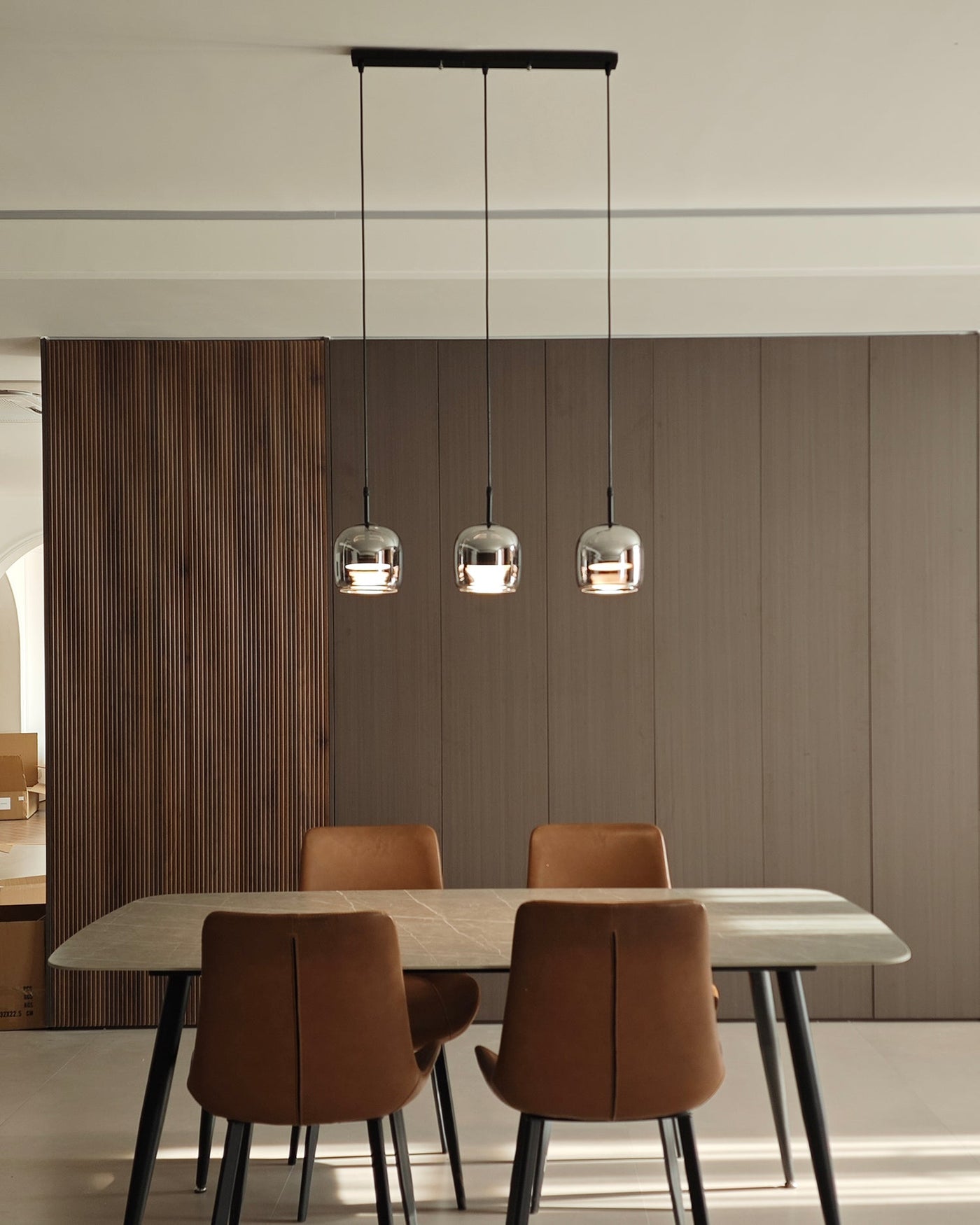 Delira Hanglamp Rookglas Modern Design