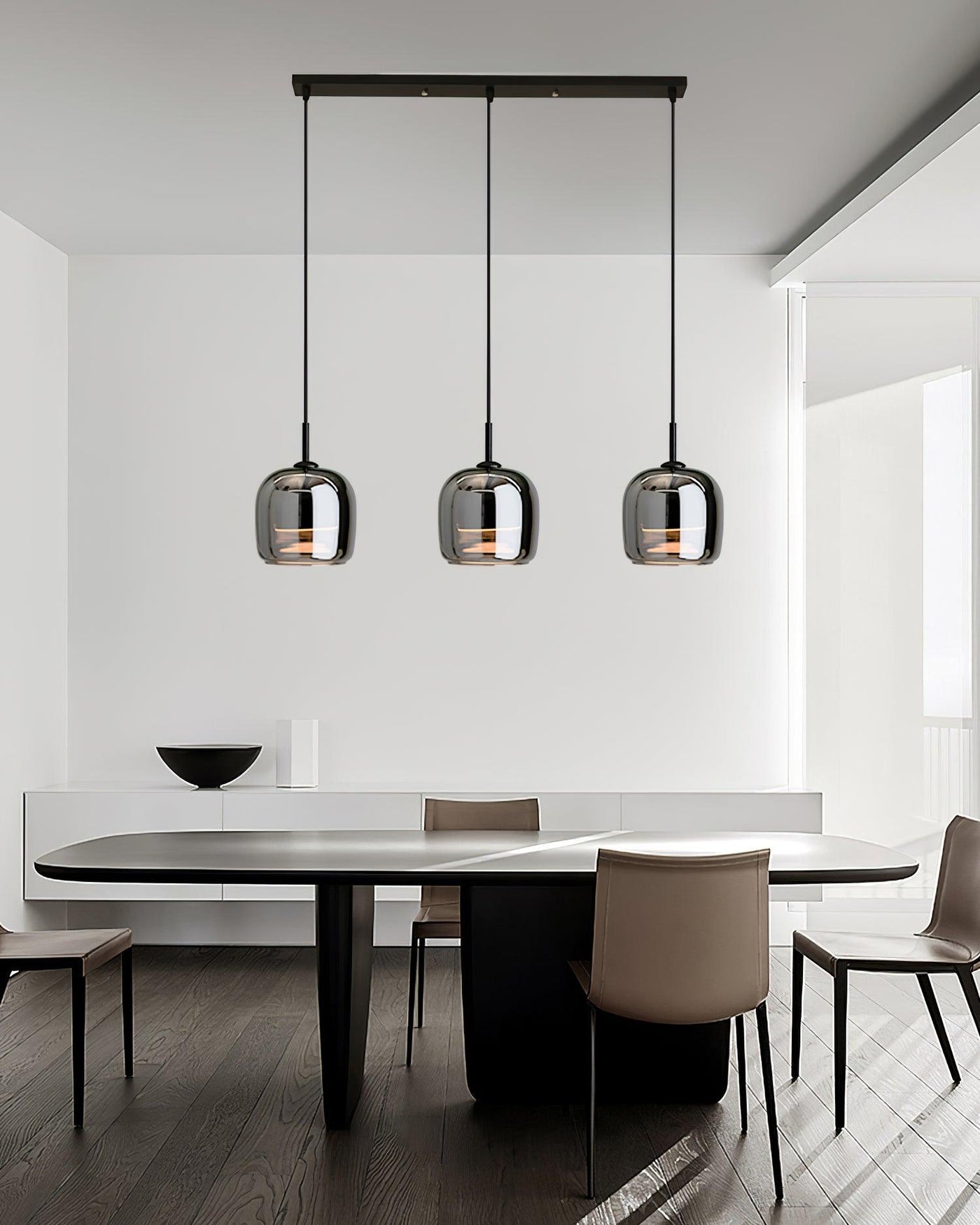 Delira Hanglamp Rookglas Modern Design