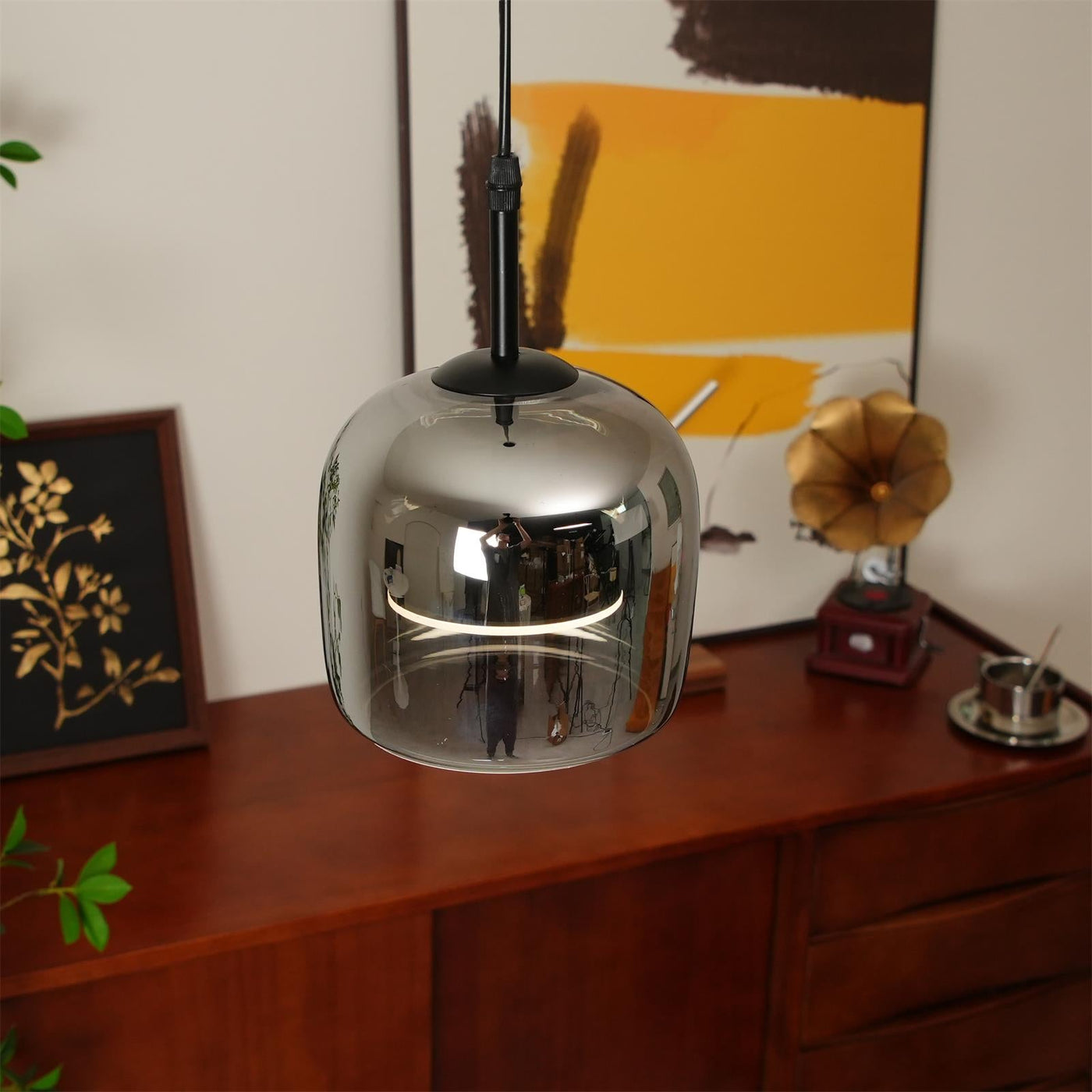 Delira Hanglamp Rookglas Modern Design