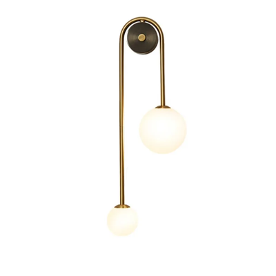 Delira Wandlamp Scandinavisch Glas Metaal Design