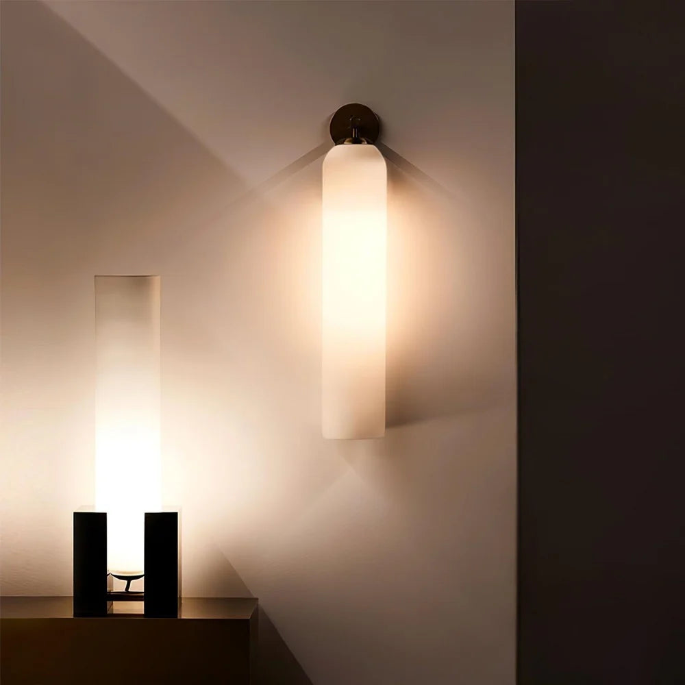 Delira Wandlamp Verticaal Glas Metaal