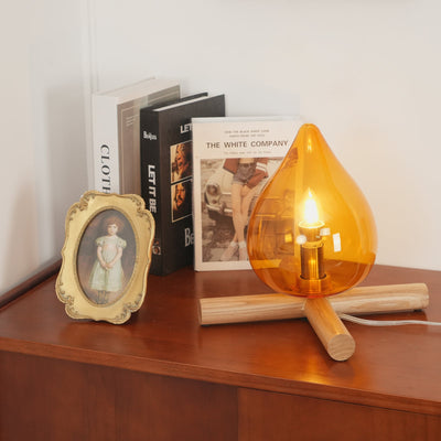 Delira Tafellamp Glas Oranje Creatief Design