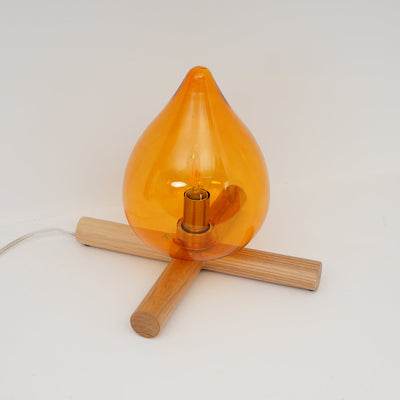 Delira Tafellamp Glas Oranje Creatief Design