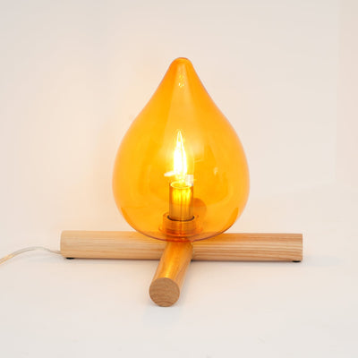 Delira Tafellamp Glas Oranje Creatief Design