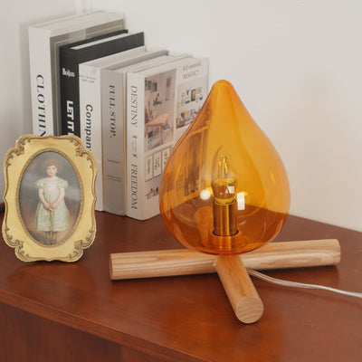 Delira Tafellamp Glas Oranje Creatief Design