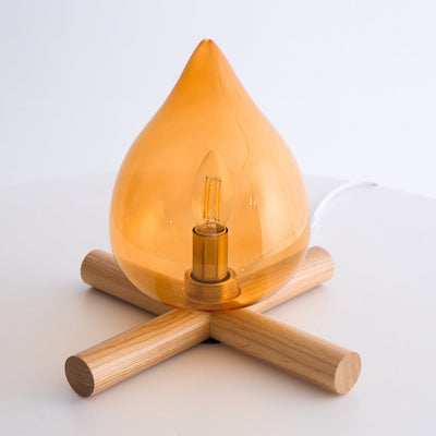 Delira Tafellamp Glas Oranje Creatief Design