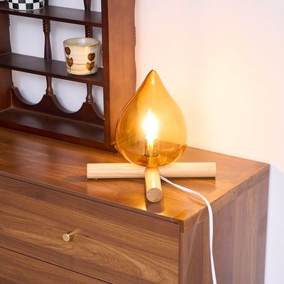Delira Tafellamp Glas Oranje Creatief Design