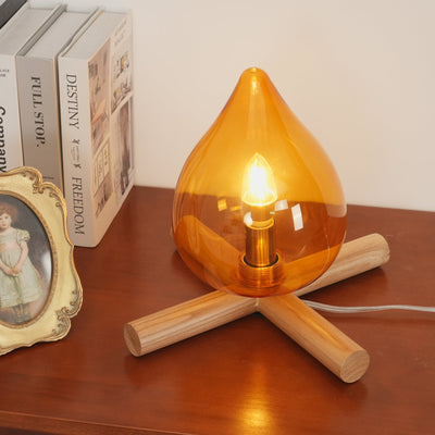 Delira Tafellamp Glas Oranje Creatief Design