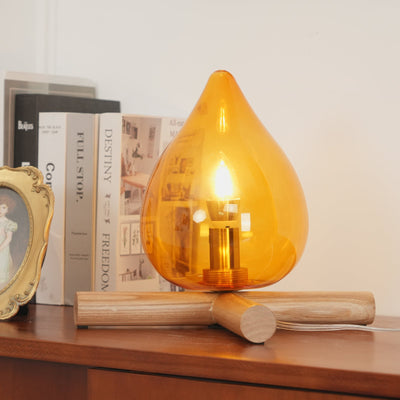 Delira Tafellamp Glas Oranje Creatief Design