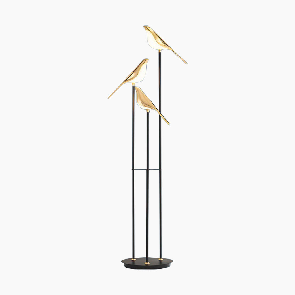 Delira Vloerlamp Met Gouden Vogels
