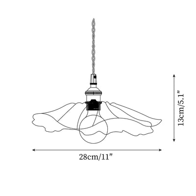 Delira Hanglamp Glasbloem Transparant