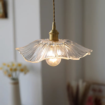 Delira Hanglamp Glasbloem Transparant