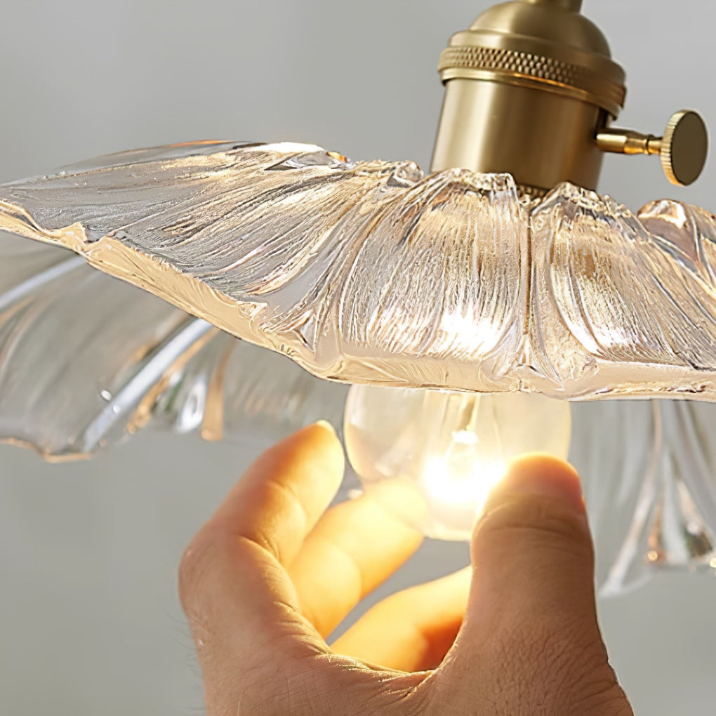 Delira Hanglamp Glasbloem Transparant