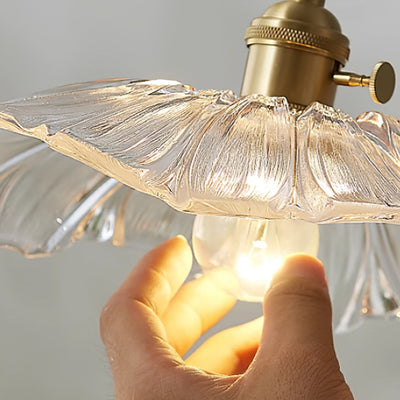 Delira Hanglamp Glasbloem Transparant