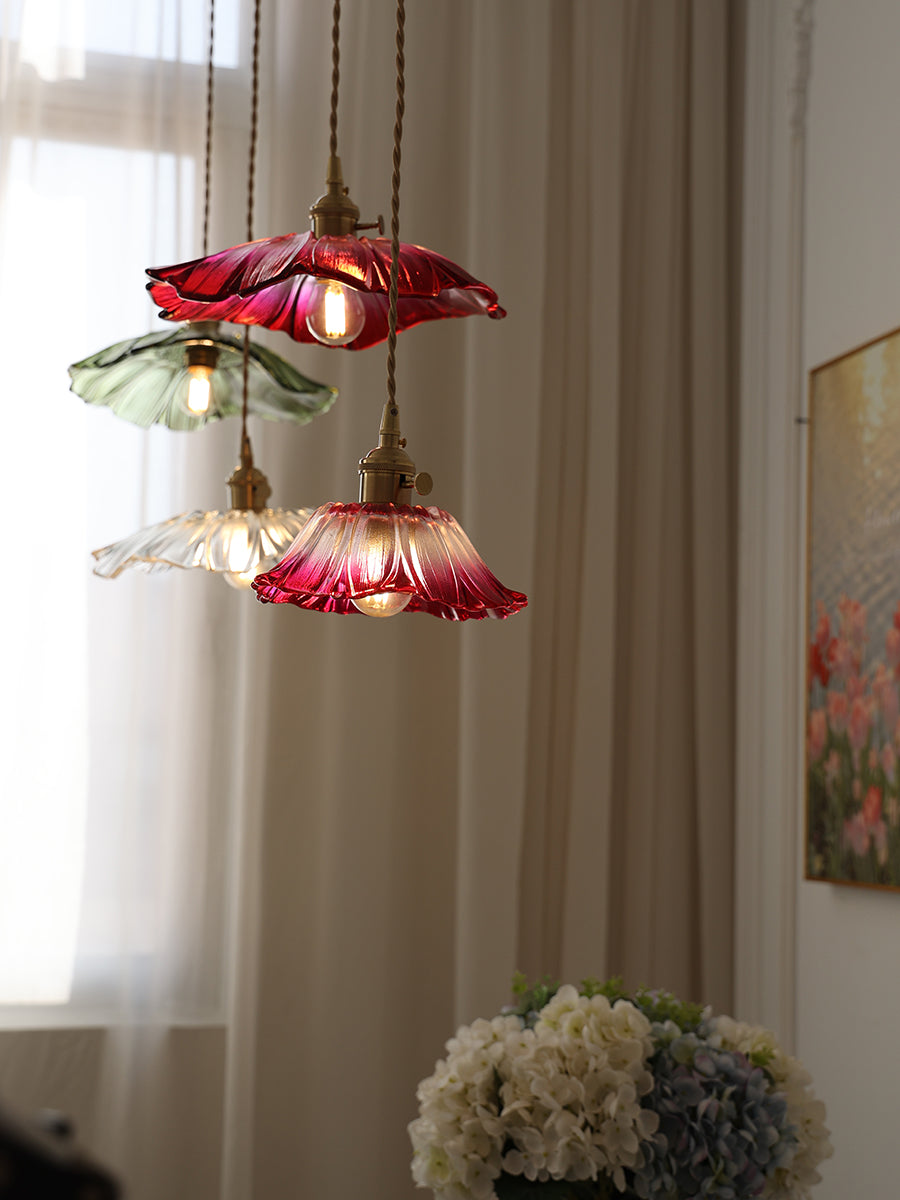 Delira Hanglamp Glasbloem Transparant