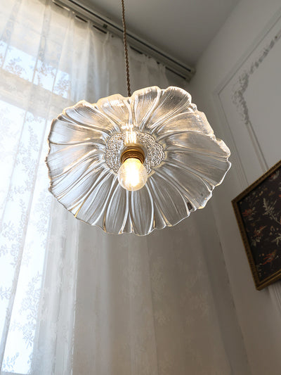 Delira Hanglamp Glasbloem Transparant