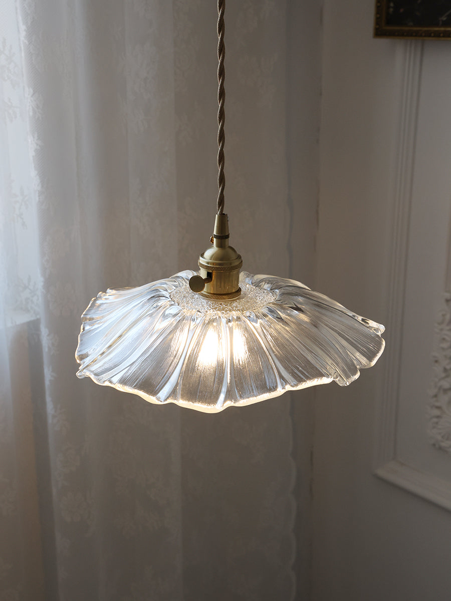 Delira Hanglamp Glasbloem Transparant