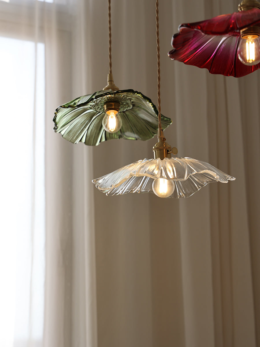 Delira Hanglamp Glasbloem Transparant