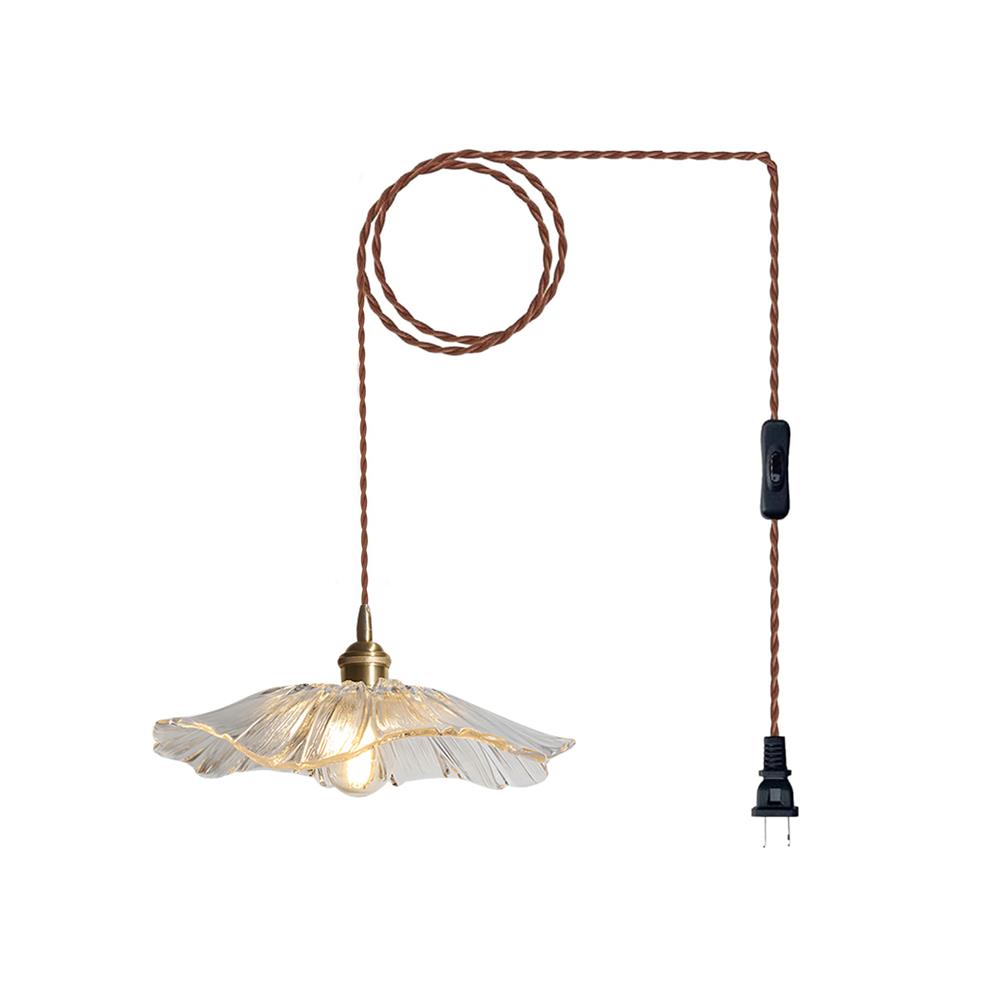 Delira Hanglamp Glasbloem Transparant