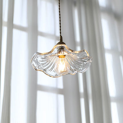 Delira Hanglamp Glasbloem Transparant