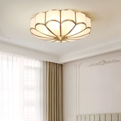 Delira Plafondlamp Glazen Bloemvorm