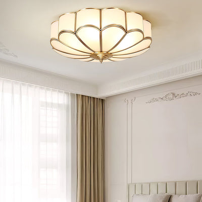 Delira Plafondlamp Glazen Bloemvorm