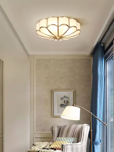 Delira Plafondlamp Glazen Bloemvorm