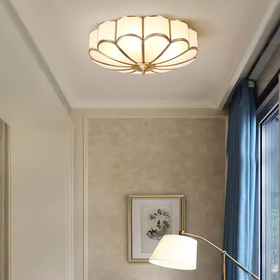 Delira Plafondlamp Glazen Bloemvorm