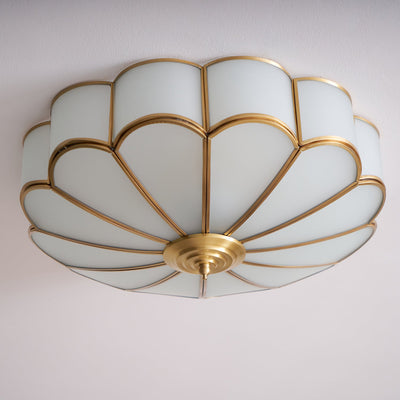 Delira Plafondlamp Glazen Bloemvorm