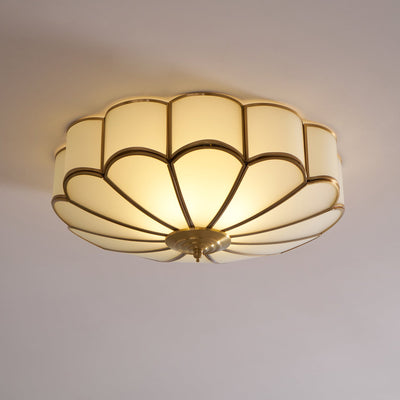 Delira Plafondlamp Glazen Bloemvorm