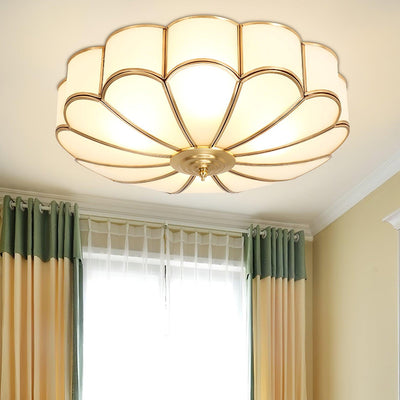 Delira Plafondlamp Glazen Bloemvorm