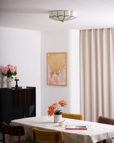 Delira Plafondlamp Glazen Bloemvorm