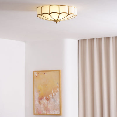 Delira Plafondlamp Glazen Bloemvorm
