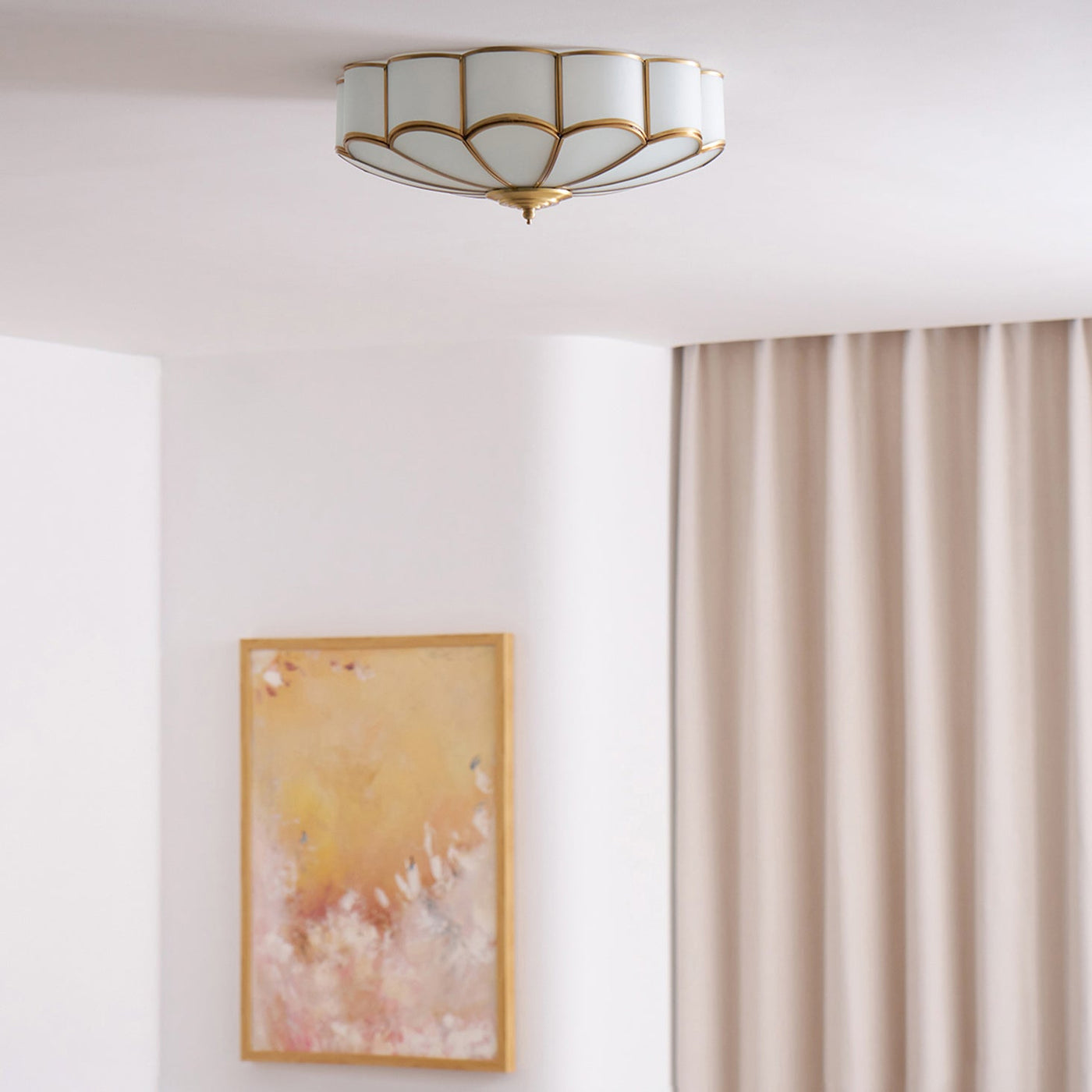 Delira Plafondlamp Glazen Bloemvorm