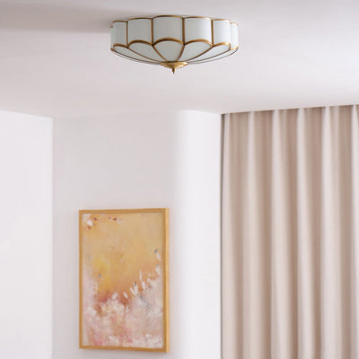 Delira Plafondlamp Glazen Bloemvorm